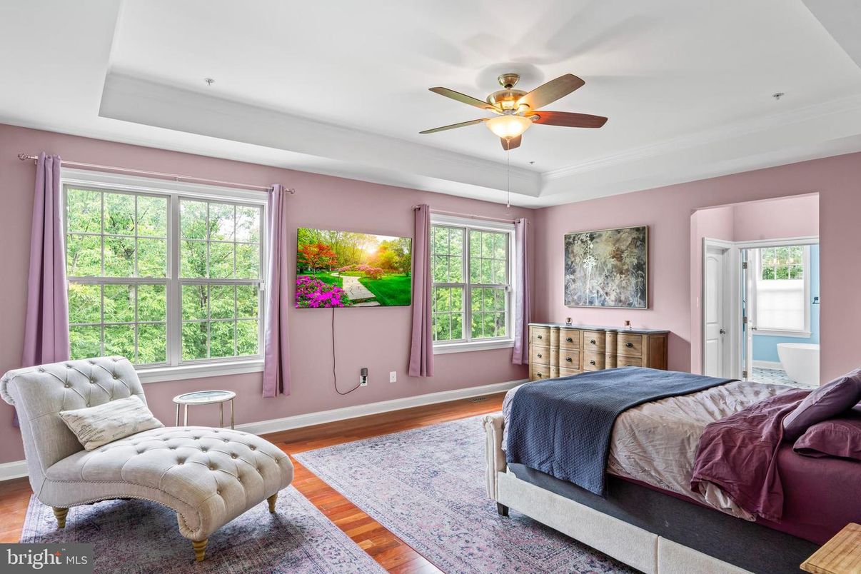 Bedroom, Interior, Wood Texture Flooring