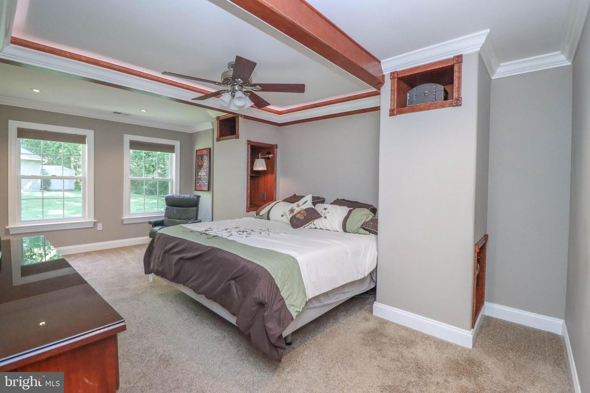 Bedroom, Interior, Recessed Lighting