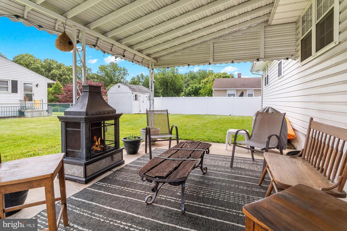 Backyard, Exterior, Fireplace
