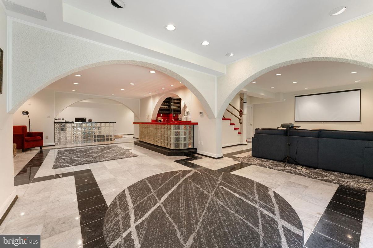 Interior, Marble, Recessed Lighting