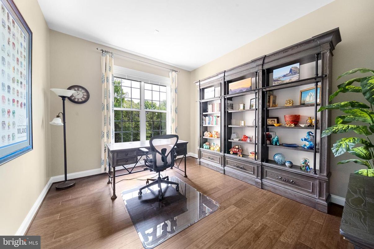 Home Office, Interior, Wood Texture Flooring
