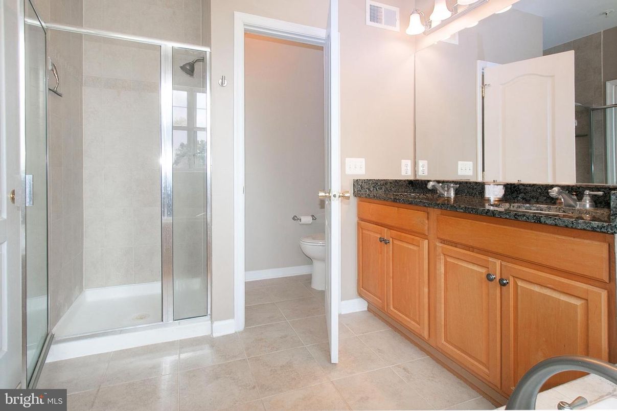 Bathroom, Dual Sink Vanities, Glass Shower, Interior