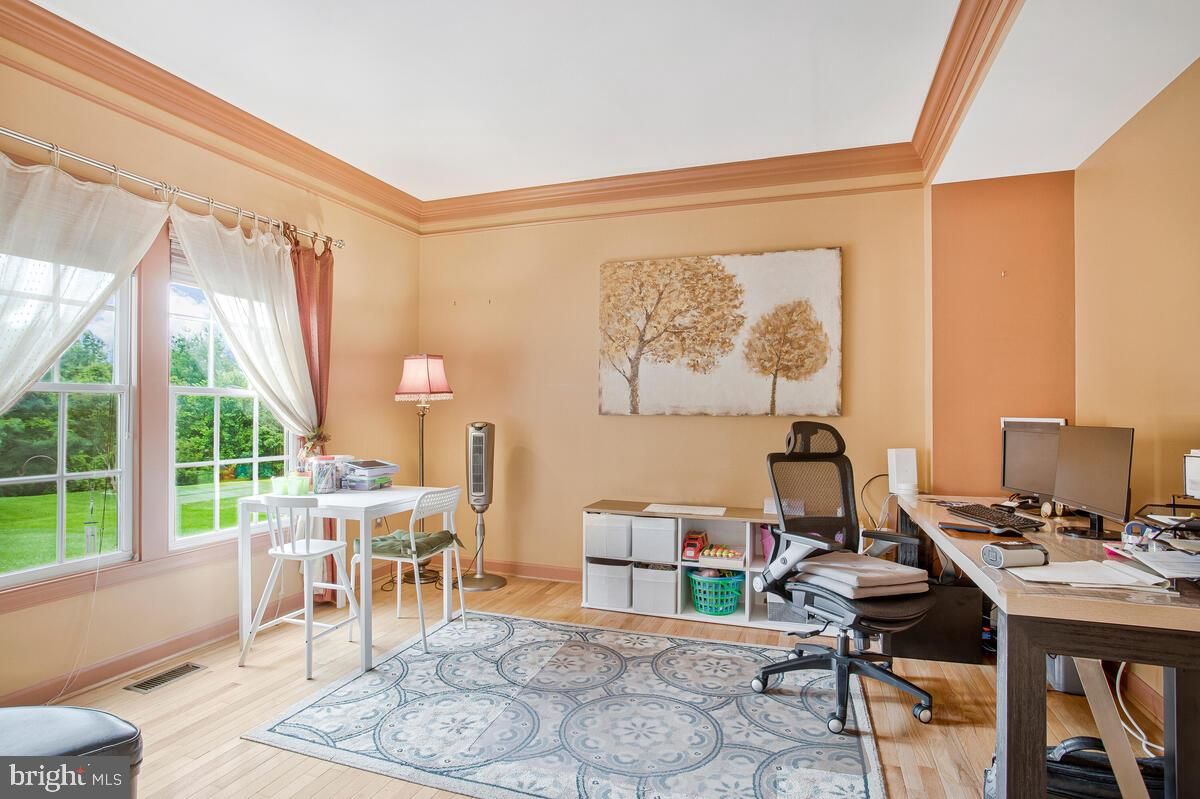 Home Office, Interior, Wood Texture Flooring
