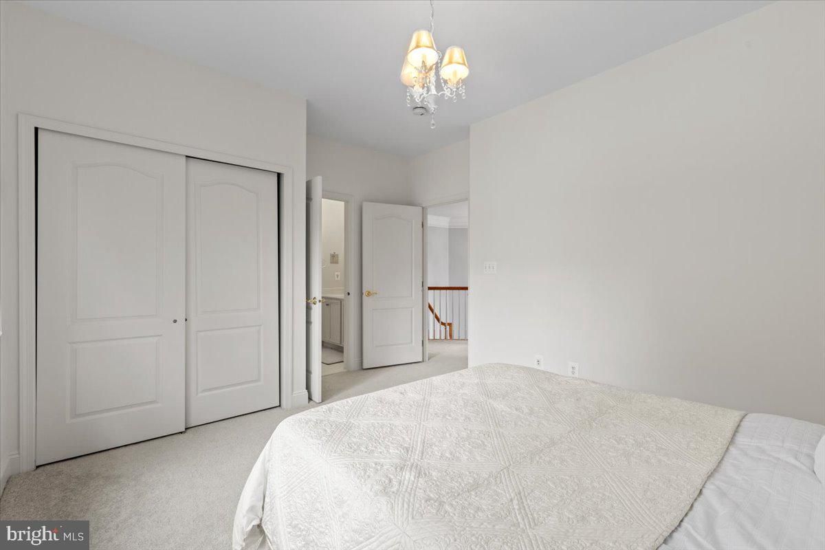 Bedroom, Chandelier, Interior