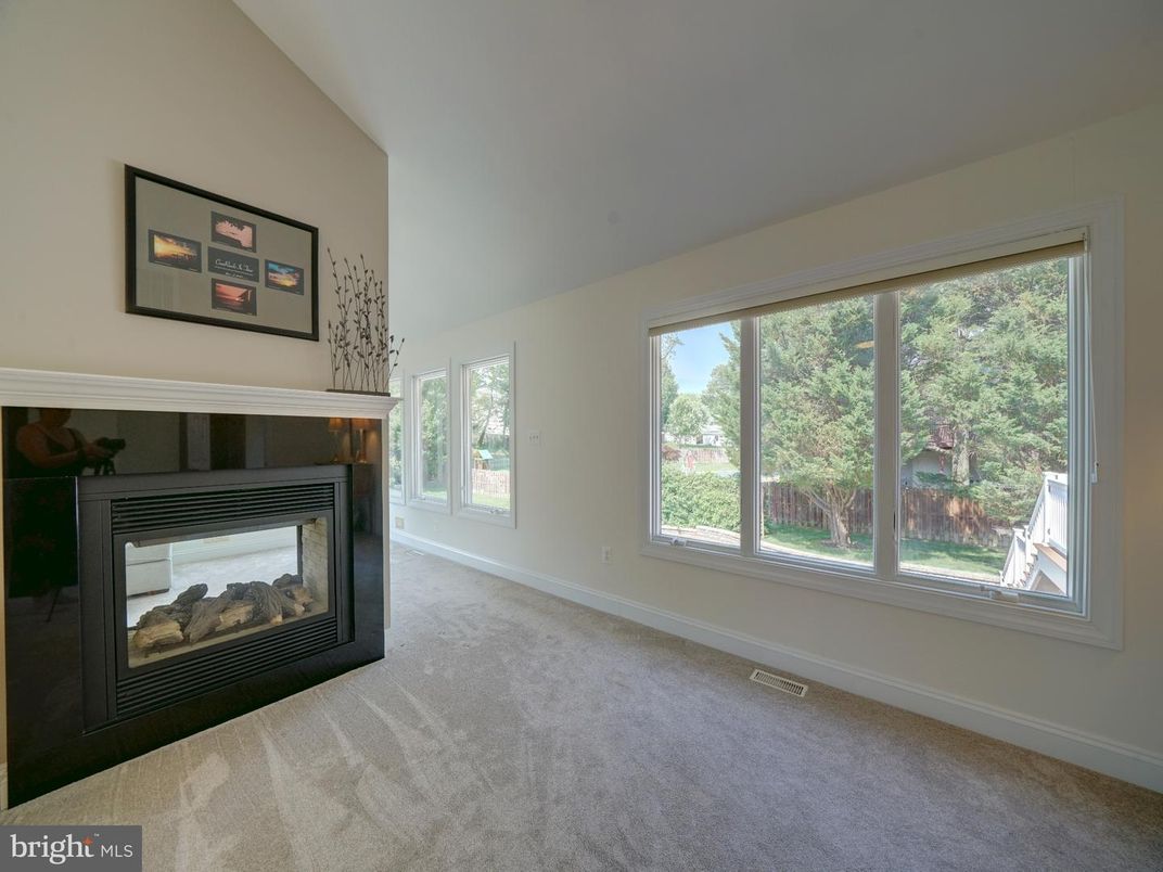 Empty room, Fireplace, Interior