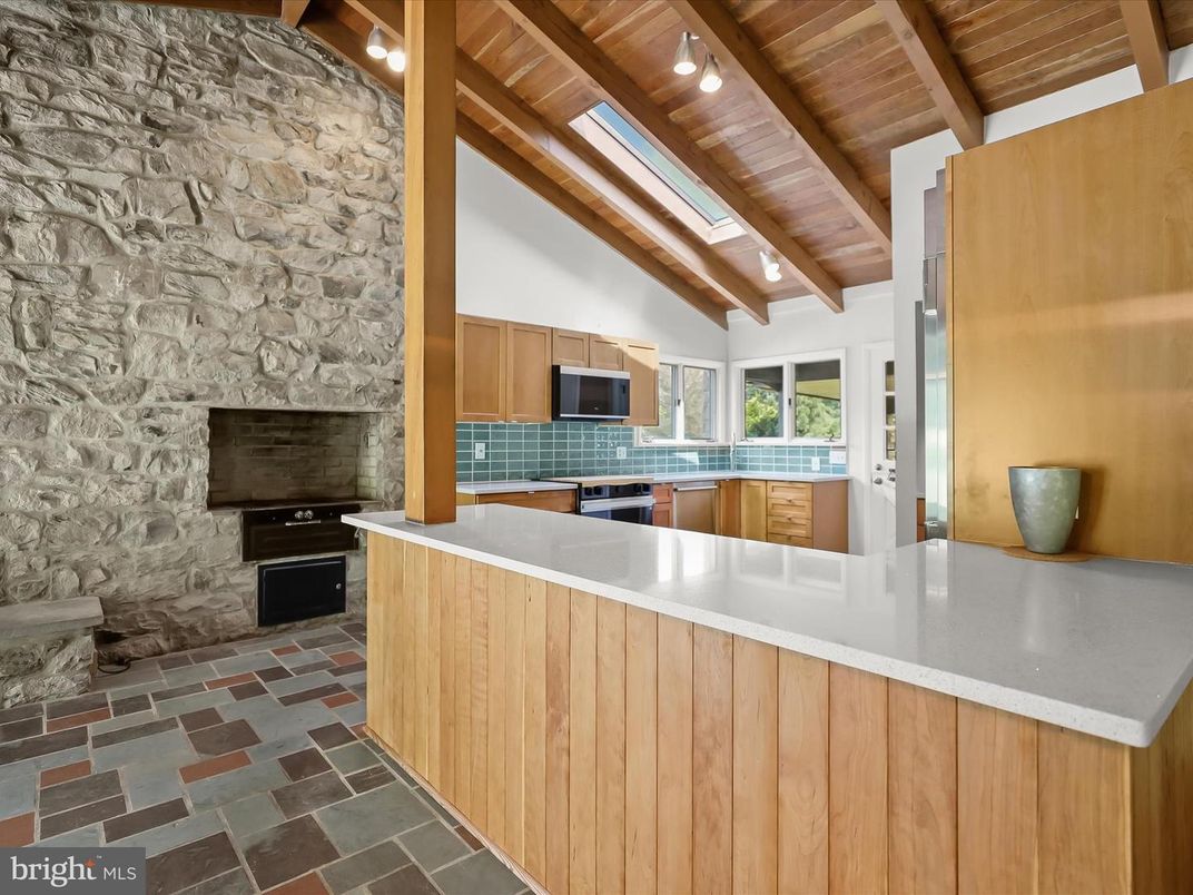 Interior, Kitchen, Stone Walls, Wooden Beams, Wooden Ceilings