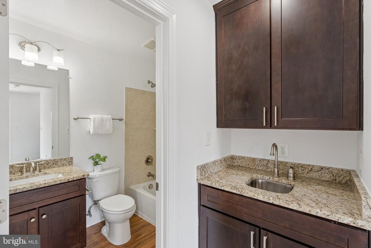 Bathroom, Interior, Wood Texture Flooring