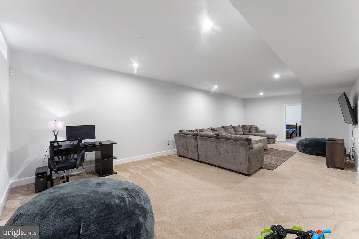 Home Office, Interior, Recessed Lighting