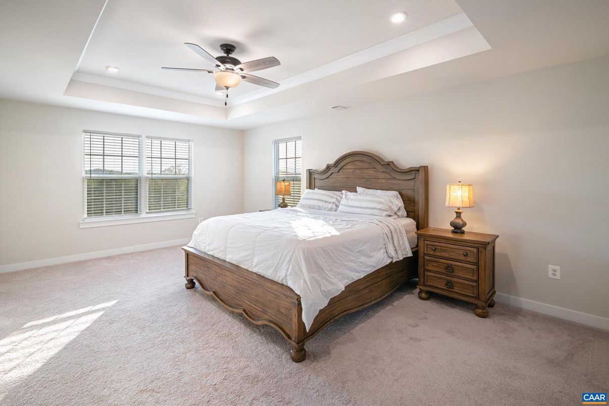 Bedroom, Interior, Recessed Lighting