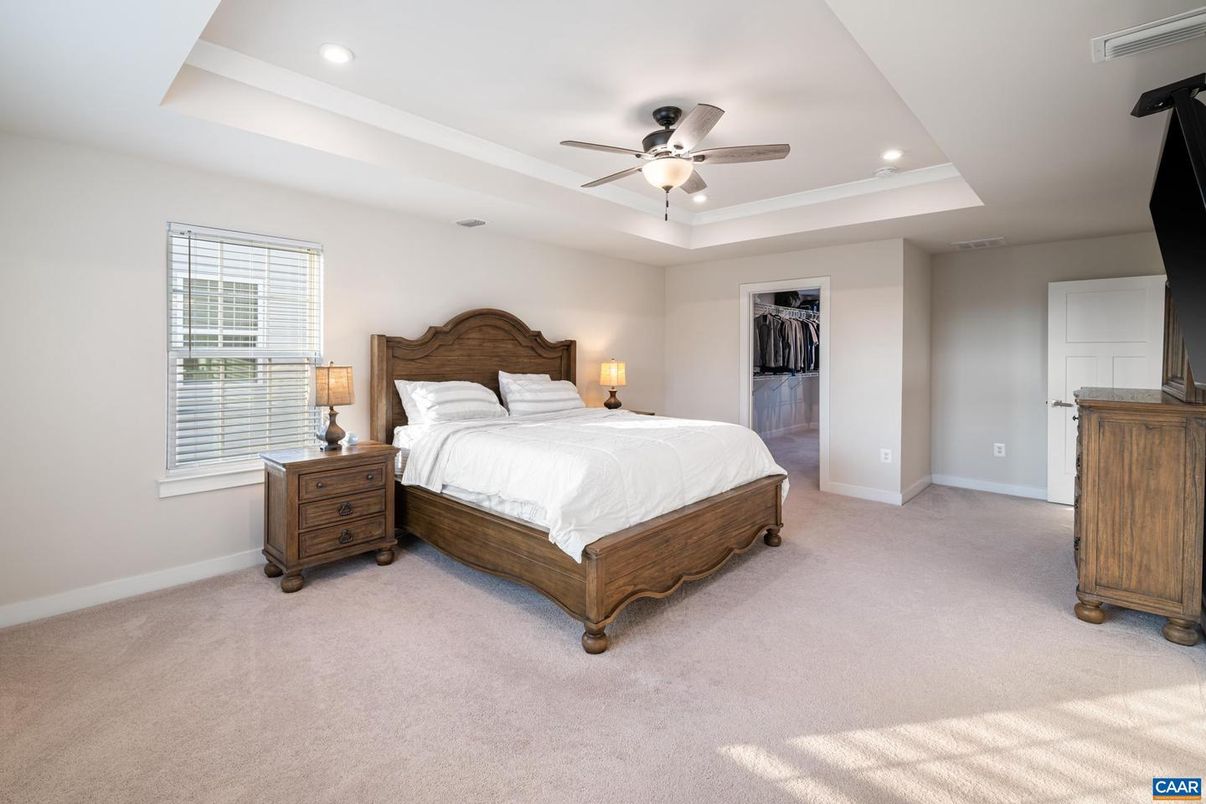 Bedroom, Interior, Recessed Lighting
