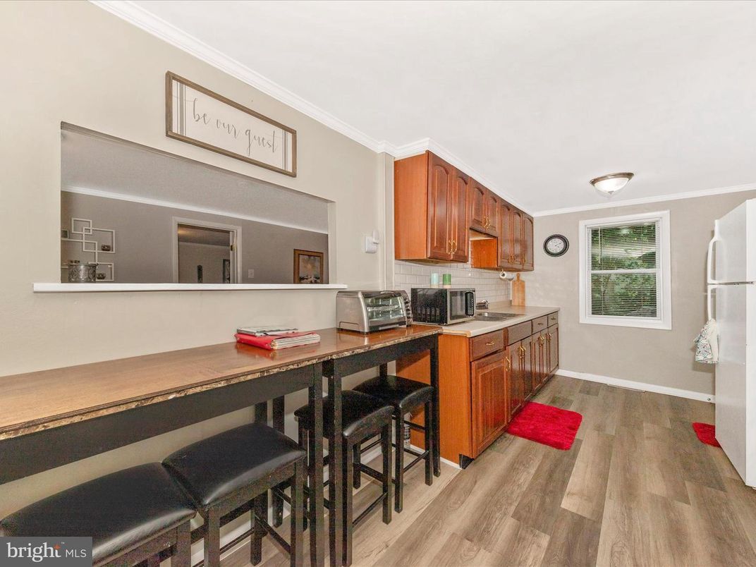 Interior, Kitchen, Wood Texture Flooring