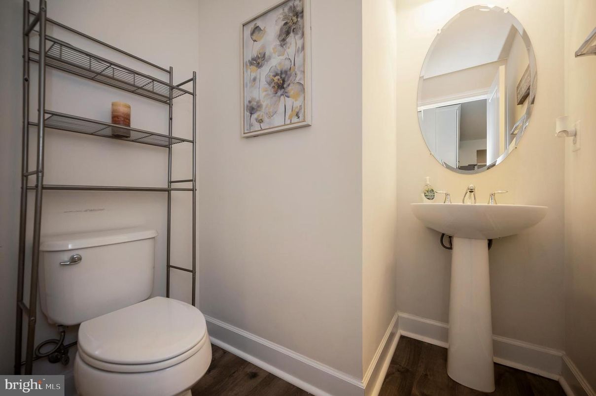 Bathroom, Interior, Wood Texture Flooring