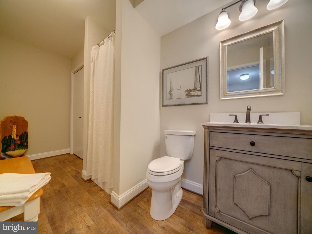 Bathroom, Interior, Wood Texture Flooring