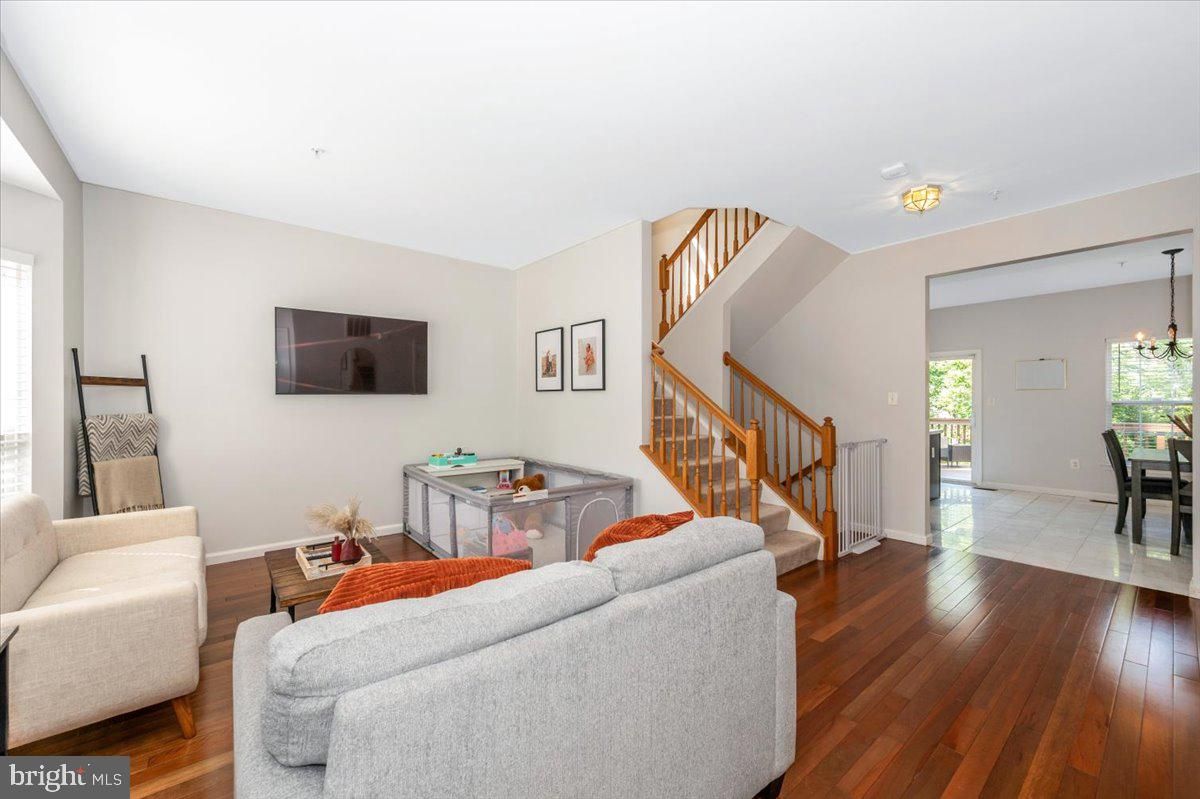 Chandelier, Interior, Living room, Wood Texture Flooring