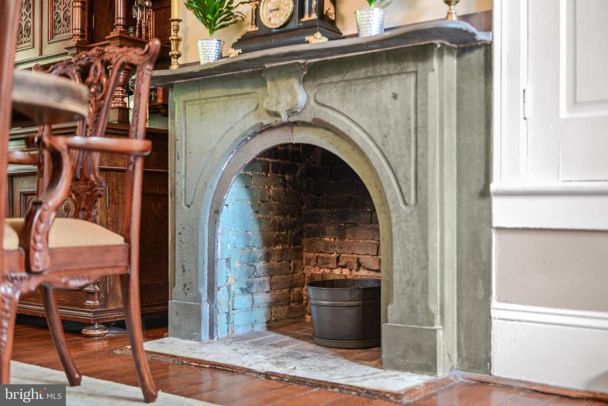 Fireplace, Interior, Wood Texture Flooring