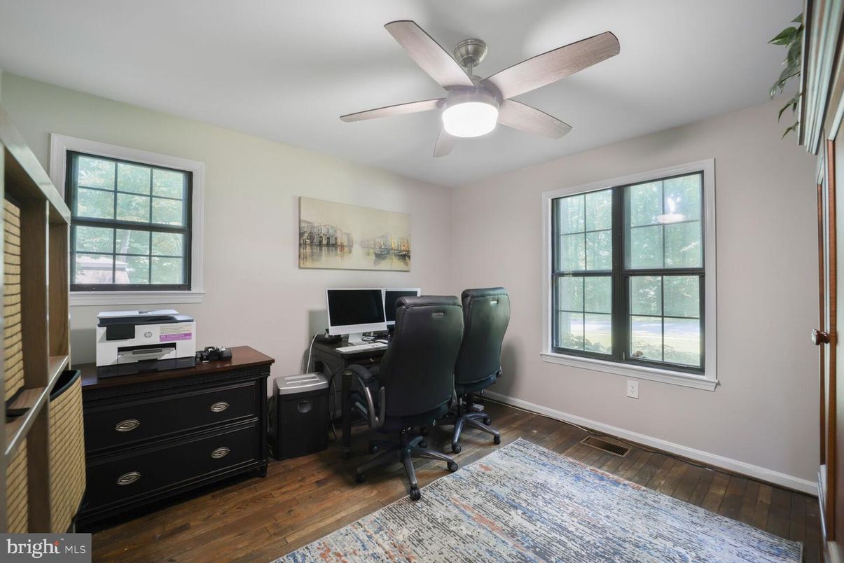 Home Office, Interior, Wood Texture Flooring