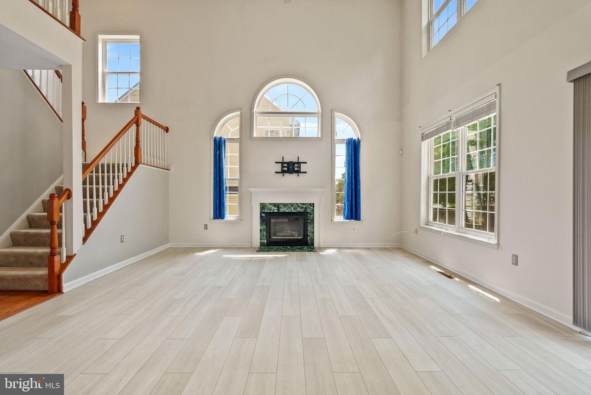 Fireplace, Interior, Wood Texture Flooring