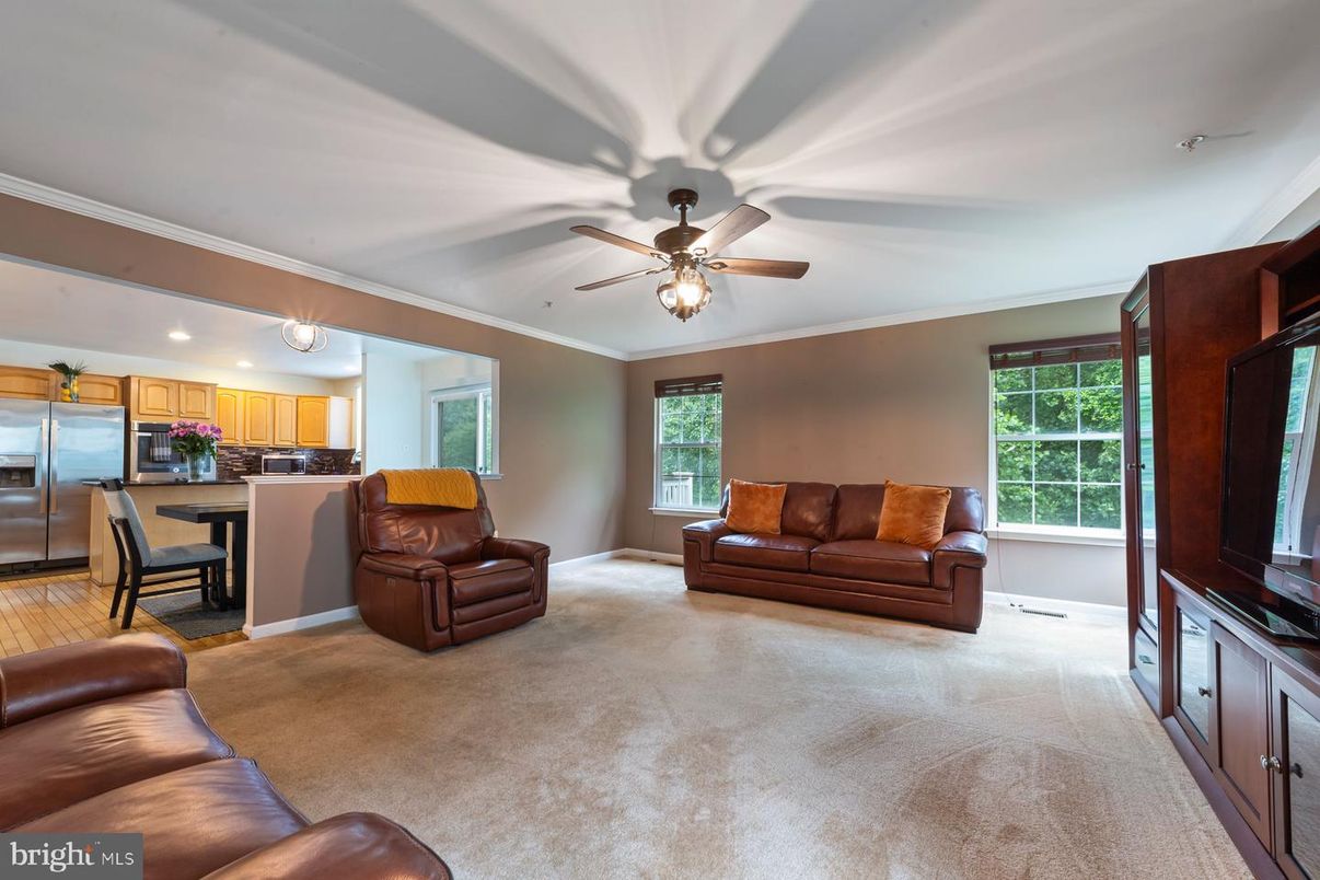 Interior, Kitchen, Living room, Recessed Lighting, Stainless Steel Appliances
