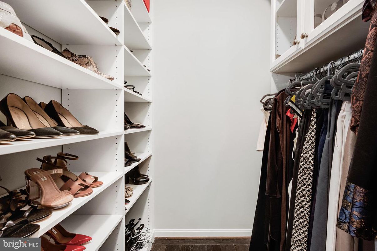 Interior, Walk-in Closets, Wood Texture Flooring