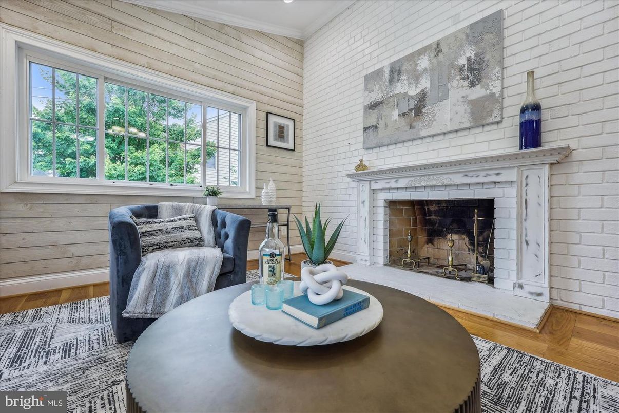 Fireplace, Interior, Stone Walls, Wood Texture Flooring