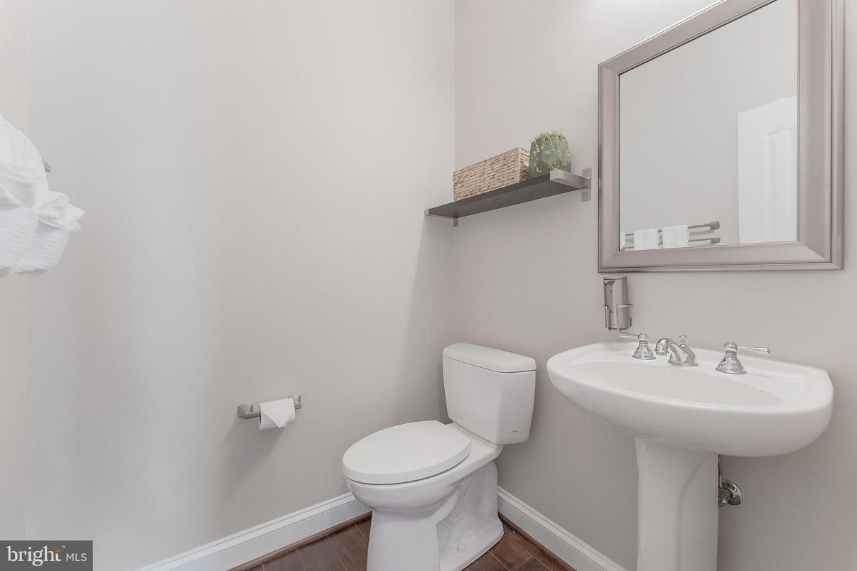 Bathroom, Interior, Wood Texture Flooring