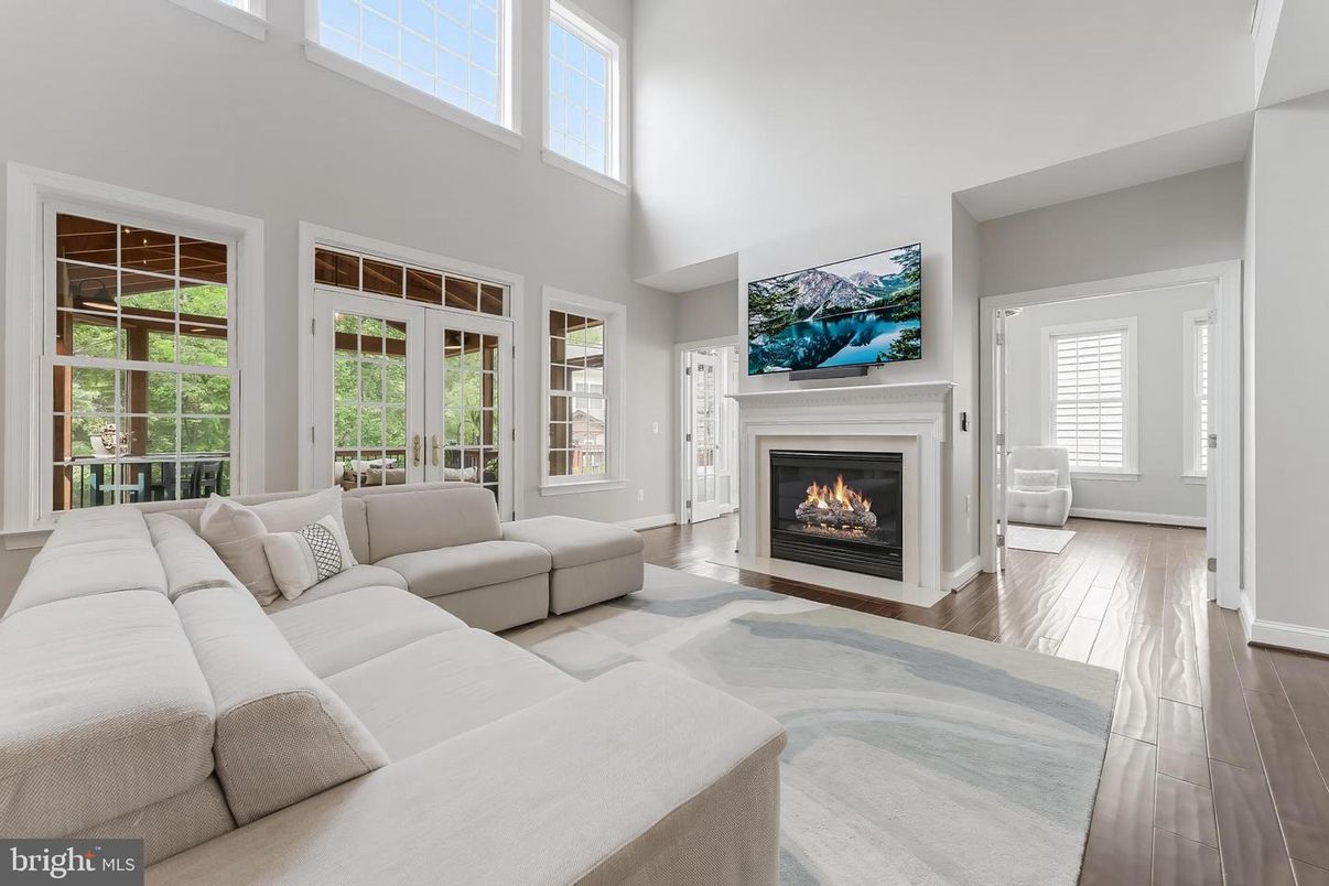 Fireplace, Interior, Living room, Wood Texture Flooring
