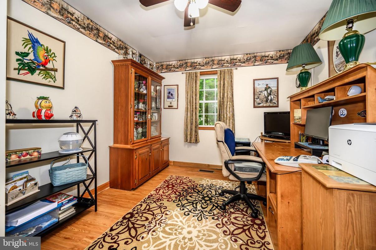Home Office, Interior, Wood Texture Flooring