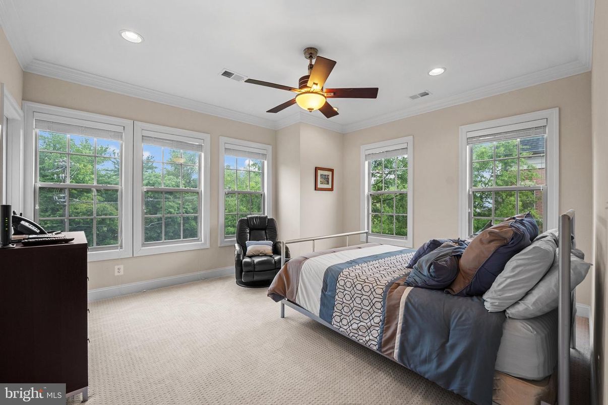 Bedroom, Interior, Recessed Lighting