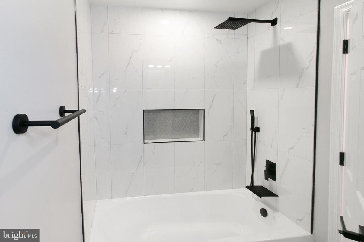 Bathroom, Glass Shower, Interior, Marble Walls