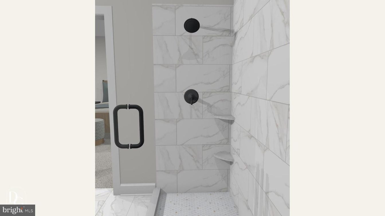 Bathroom, Interior, Marble, Marble Walls