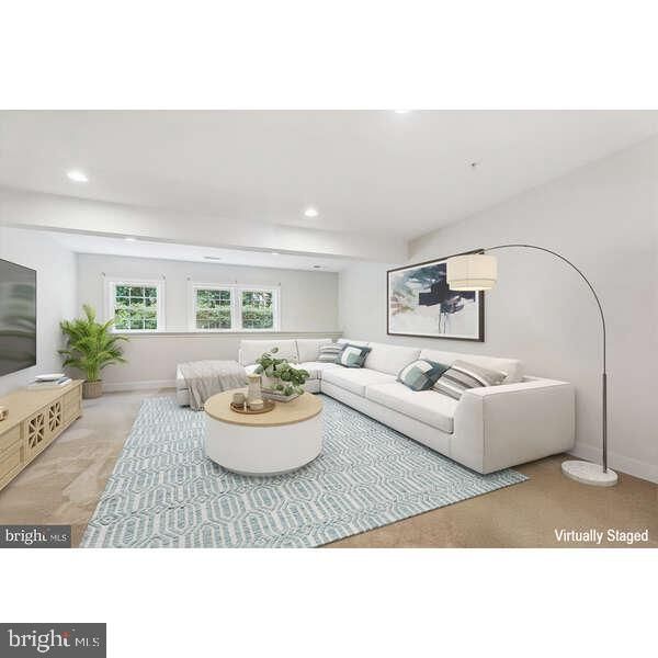 Interior, Living room, Recessed Lighting
