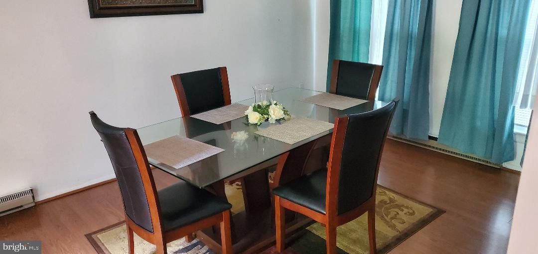 Dining room, Interior, Wood Texture Flooring