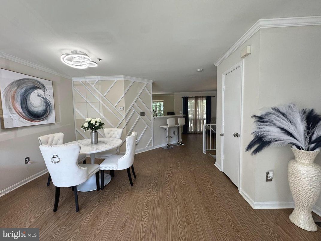 Dining room, Interior, Wood Texture Flooring
