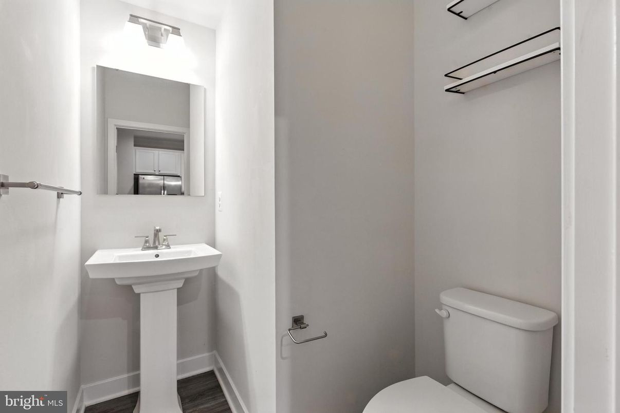 Bathroom, Interior, Wood Texture Flooring