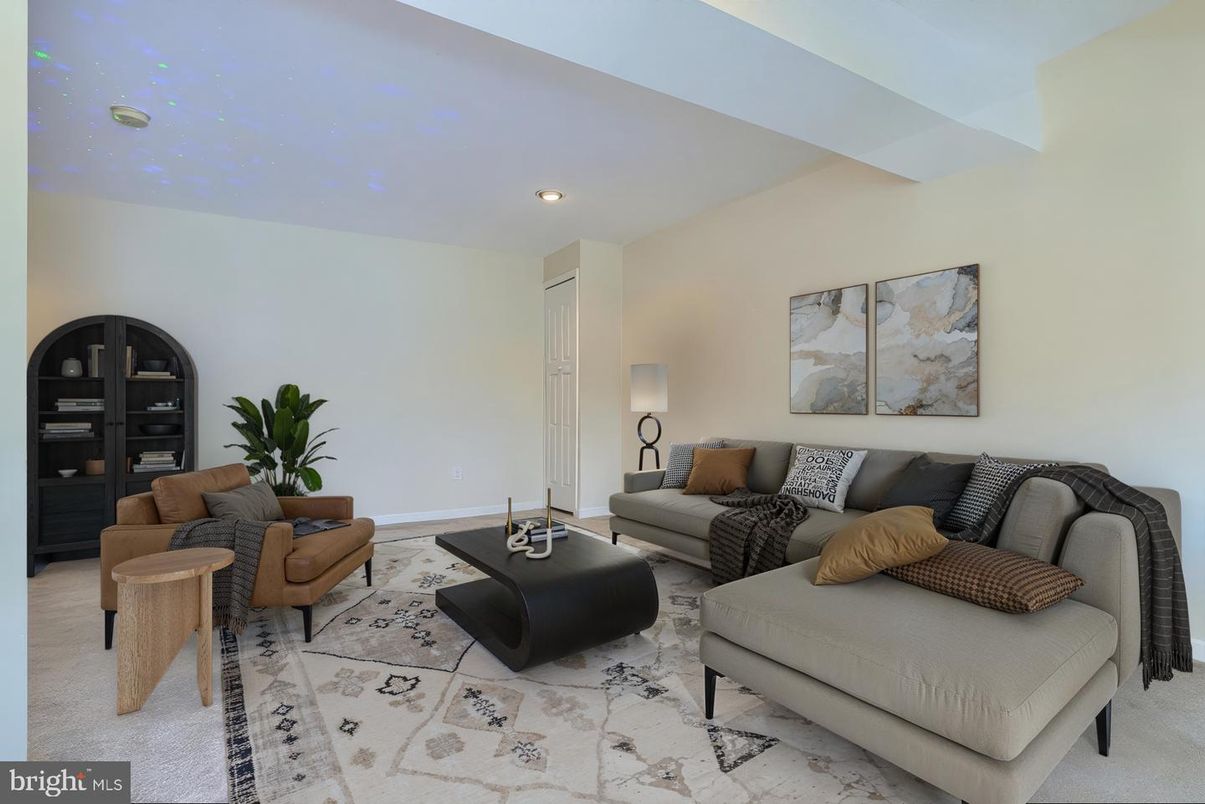 Interior, Living room, Recessed Lighting