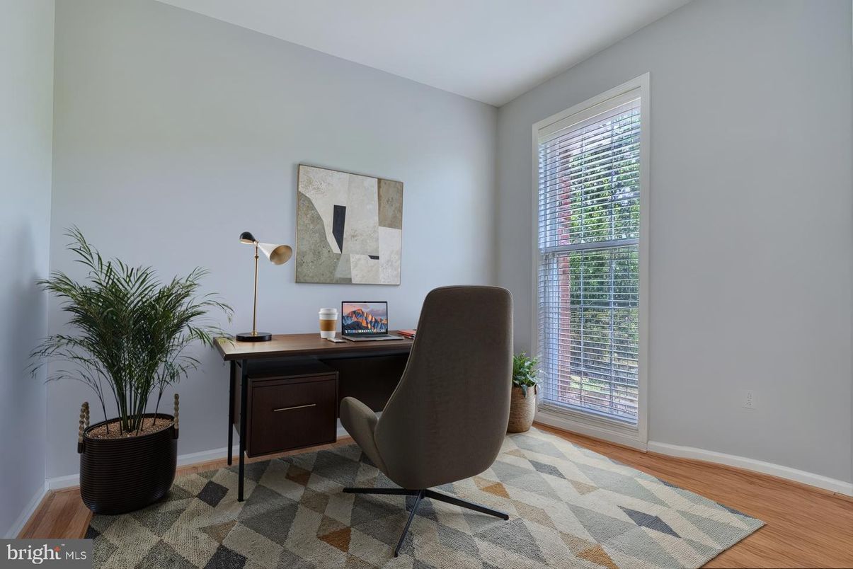 Home Office, Interior, Wood Texture Flooring