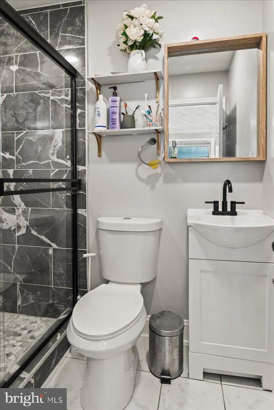 Bathroom, Glass Shower, Interior
