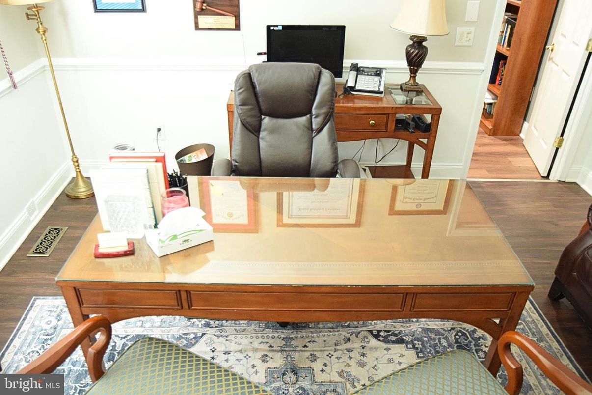 Home Office, Interior, Wood Texture Flooring