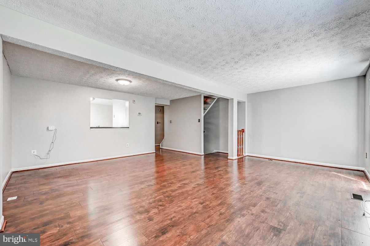 Empty room, Interior, Wood Texture Flooring