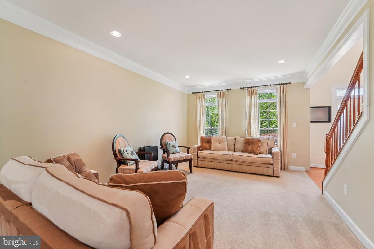 Interior, Living room, Recessed Lighting