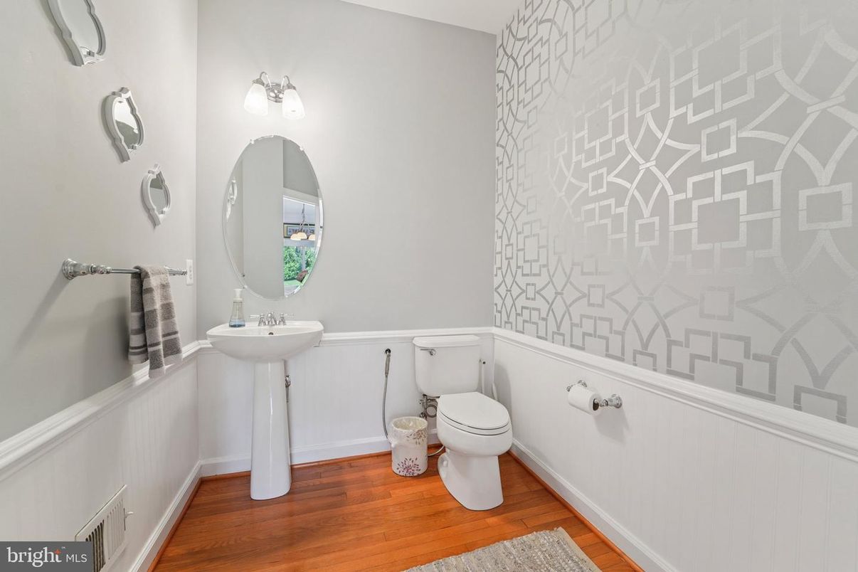 Bathroom, Interior, Wood Texture Flooring