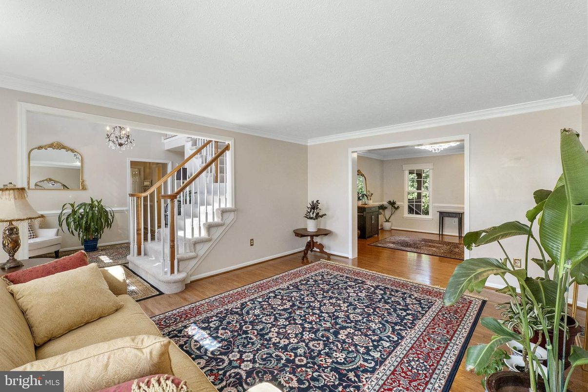 Chandelier, Interior, Living room, Wood Texture Flooring