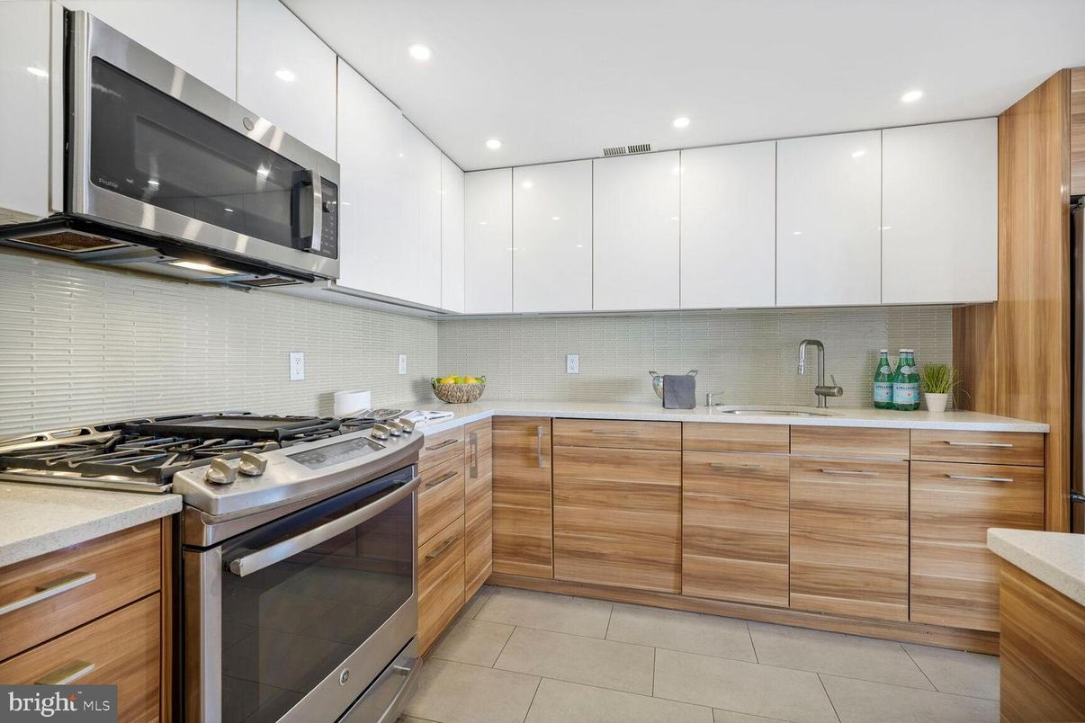 Interior, Kitchen, Recessed Lighting, Stainless Steel Appliances
