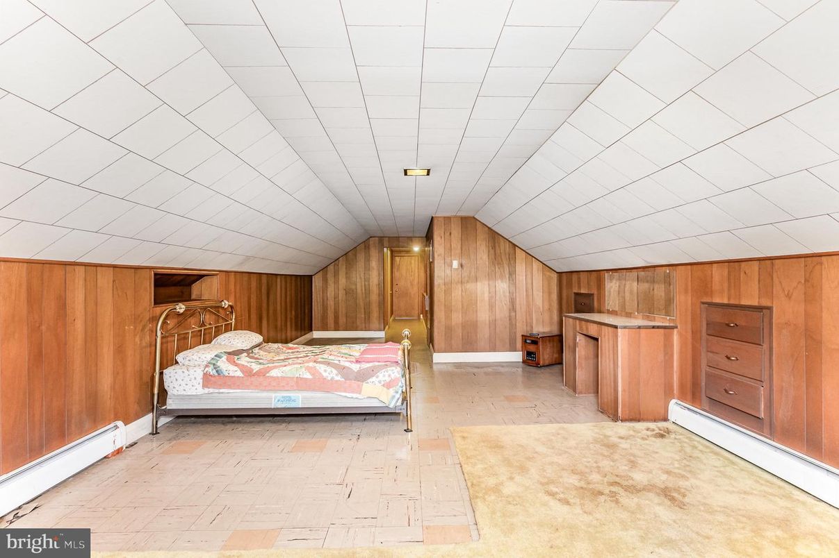 Bedroom, Interior, Wooden Walls