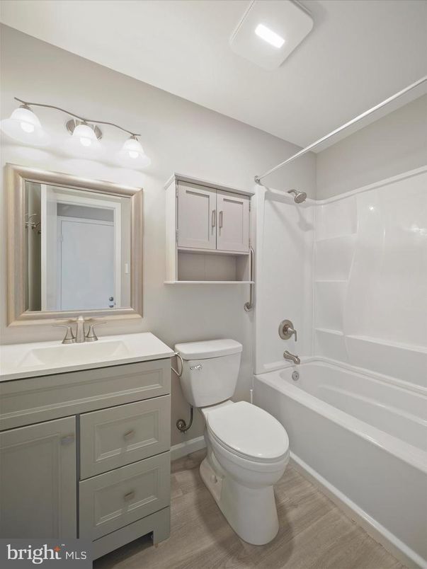 Bathroom, Interior, Wood Texture Flooring