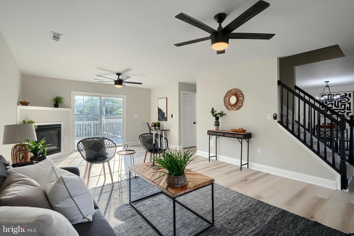 Fireplace, Interior, Living room, Wood Texture Flooring