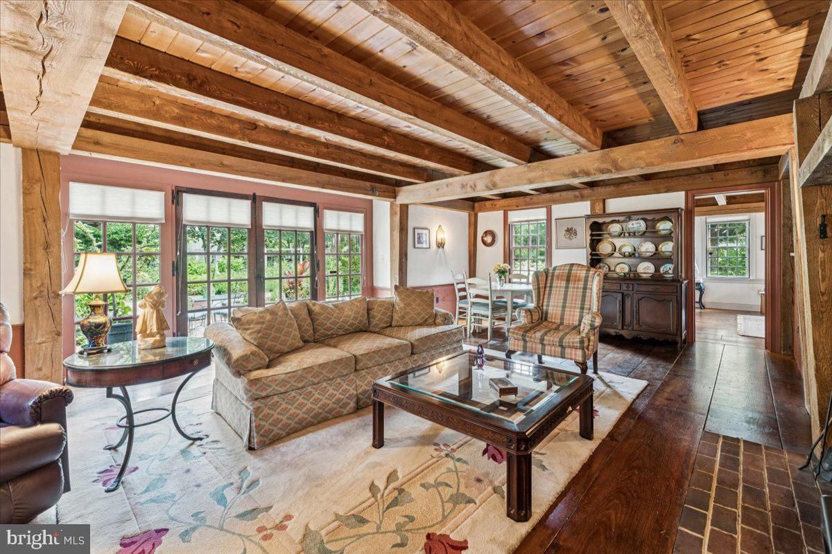 Interior, Living room, Wooden Beams, Wooden Ceilings