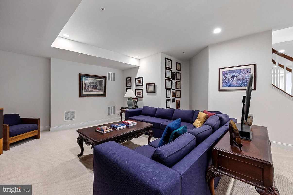 Interior, Living room, Recessed Lighting