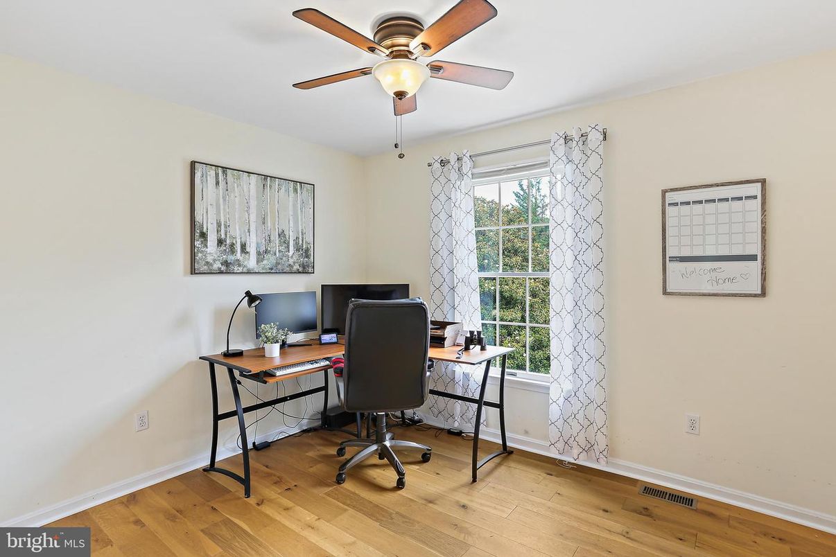Home Office, Interior, Wood Texture Flooring