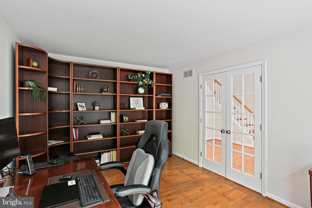 Home Office, Interior, Wood Texture Flooring